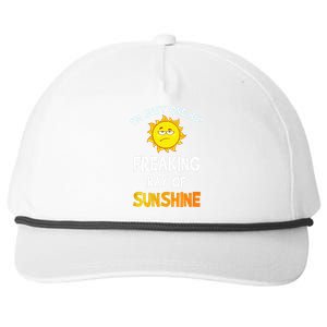 Im Just One Big Freaking Ray Of Sunshine Funny Idea Snapback Five-Panel Rope Hat