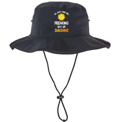 Im Just One Big Freaking Ray Of Sunshine Funny Idea Legacy Cool Fit Booney Bucket Hat