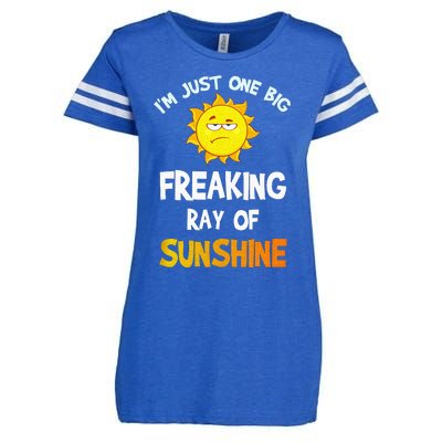 Im Just One Big Freaking Ray Of Sunshine Funny Idea Enza Ladies Jersey Football T-Shirt