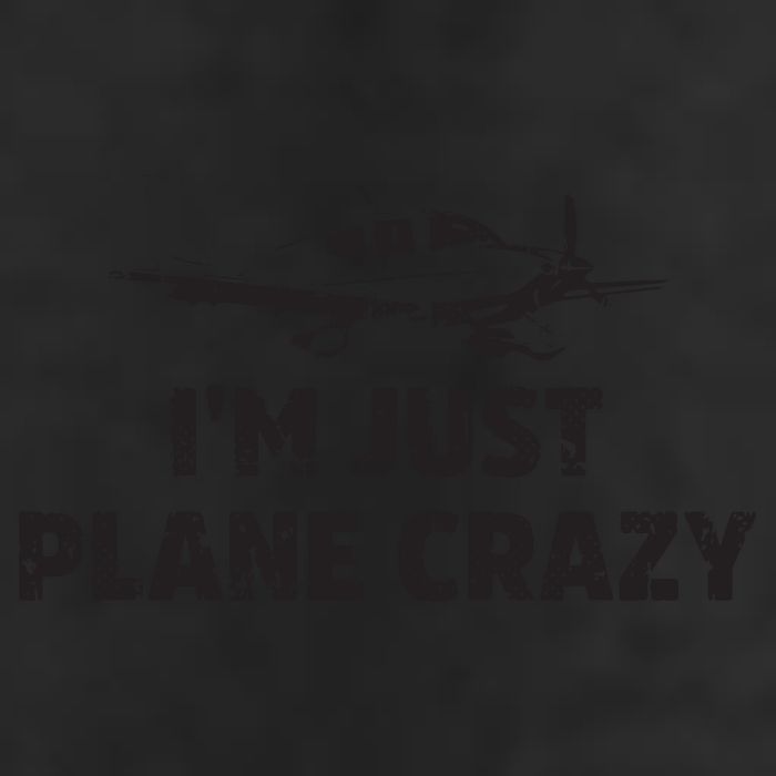 Im Just Plane Crazy Funny Airplane Pilots Adult Drive Performance Visor