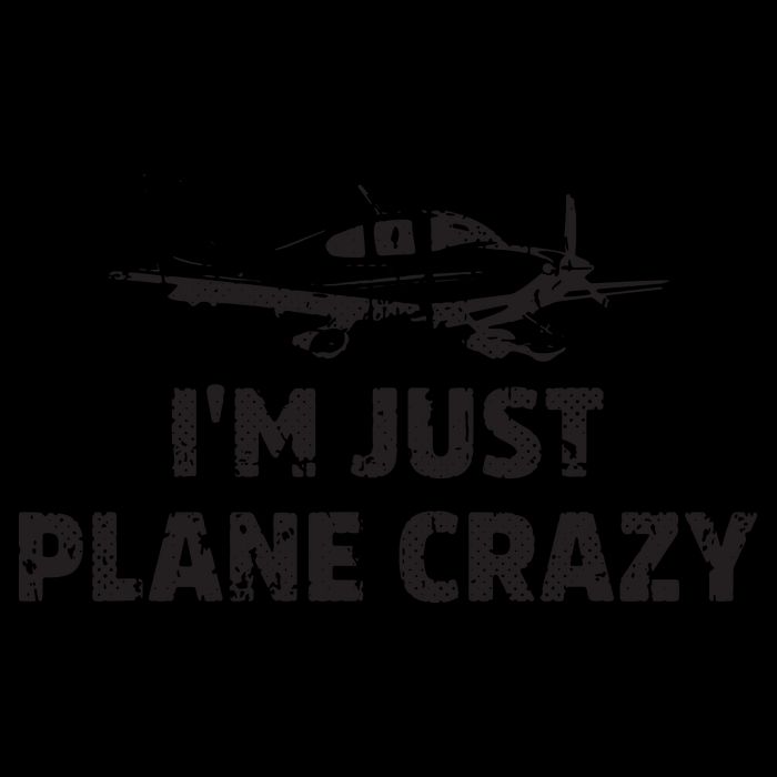 Im Just Plane Crazy Funny Airplane Pilots Mug