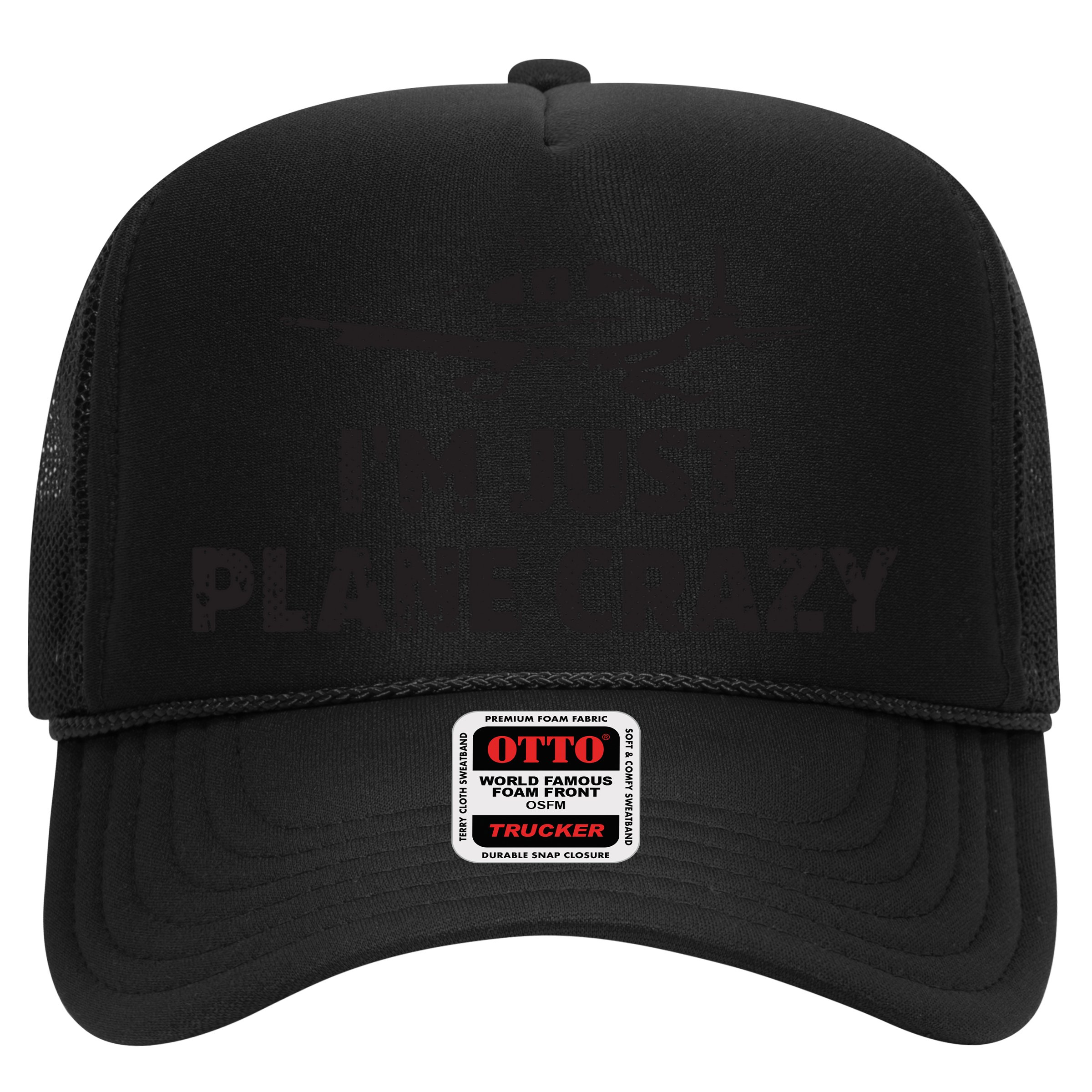 Im Just Plane Crazy Funny Airplane Pilots Hat