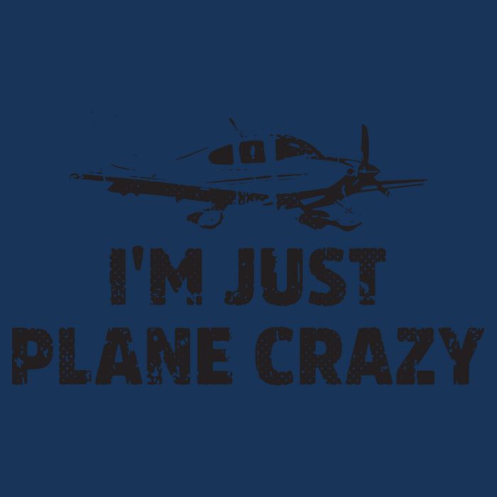 Im Just Plane Crazy Funny Airplane Pilots 16 in Basic Backpack