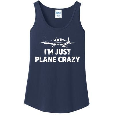 Im Just Plane Crazy Ladies Essential Tank