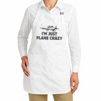 I'm Just Plane Crazy. Funny Airplane Pilots Apron