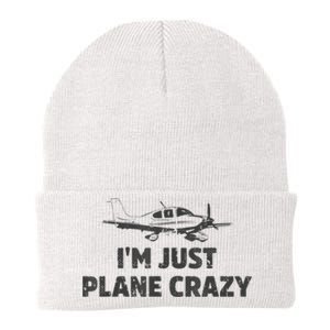 I'm Just Plane Crazy. Funny Airplane Pilots Knit Cap Winter Beanie