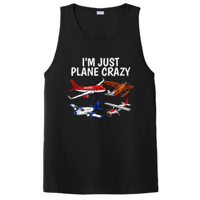 I'm Just Plane Crazy Aviation Gifts For Aircraft Pilots PosiCharge Competitor Tank