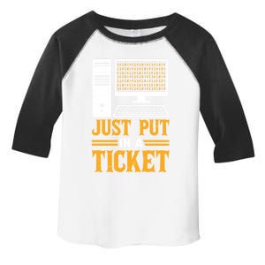 ID Just Put In A Ticket Funny It Tech Support Joke Great Gift Toddler Fine Jersey T-Shirt