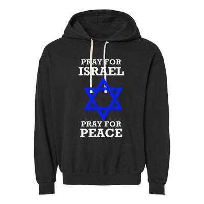 Israel Jerusalem Peaceful Prayers Garment-Dyed Fleece Hoodie