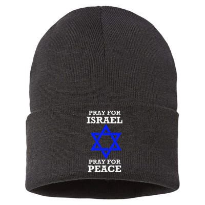 Israel Jerusalem Peaceful Prayers Sustainable Knit Beanie