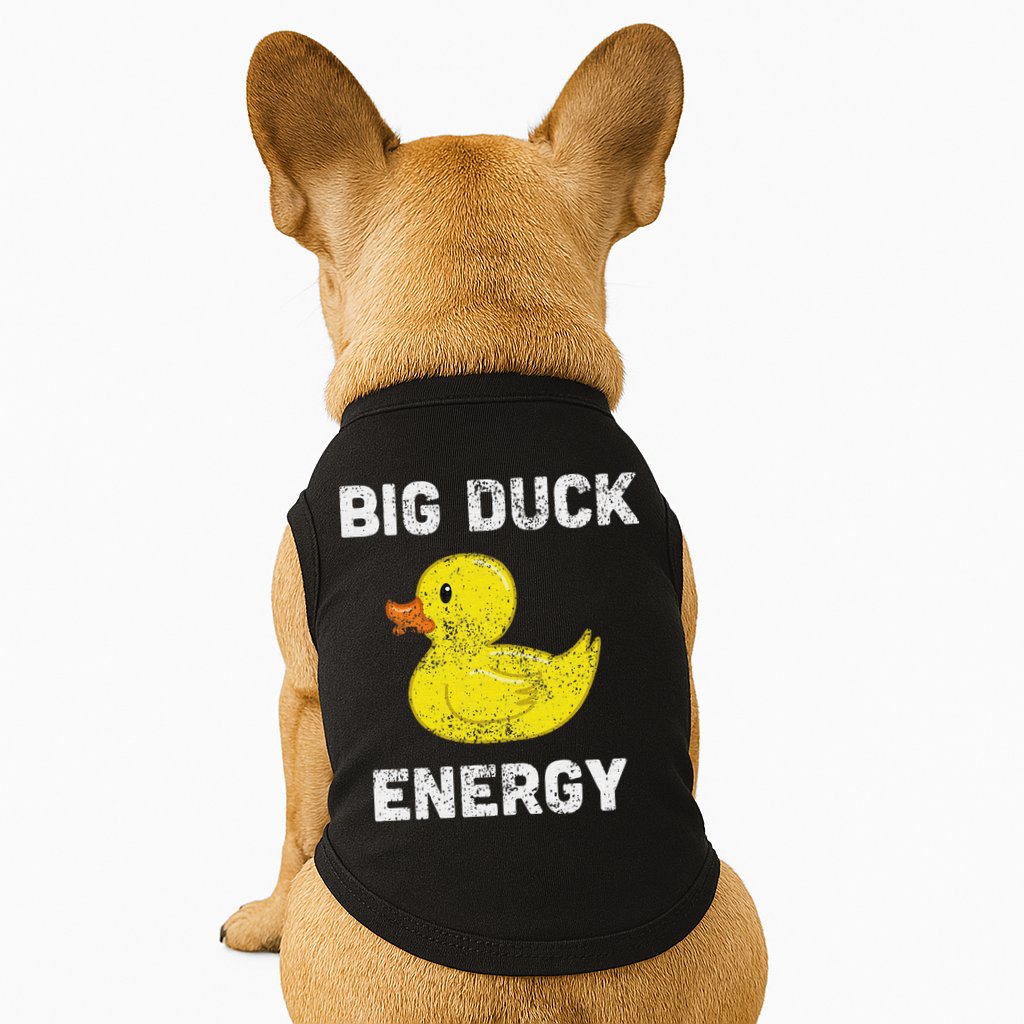 I Just Really Like Ducks Funny Rubber Duck Lover Doggie Tank