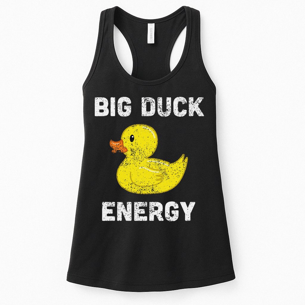 I Just Really Like Ducks Funny Rubber Duck Lover Womens Tank Top