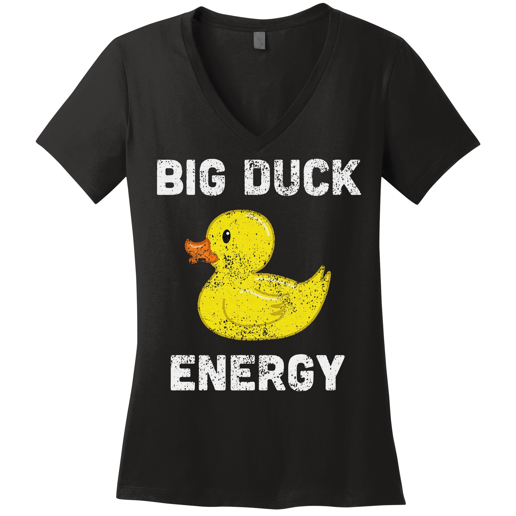 I Just Really Like Ducks Funny Rubber Duck Lover Women's V-Neck T-Shirt