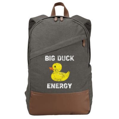 I Just Really Like Ducks Funny Rubber Duck Lover Cotton Canvas Backpack