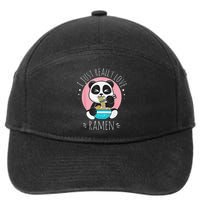 I Just Really Love Ra Kawaii Anime Panda Cute Manga Love 7-Panel Snapback Hat