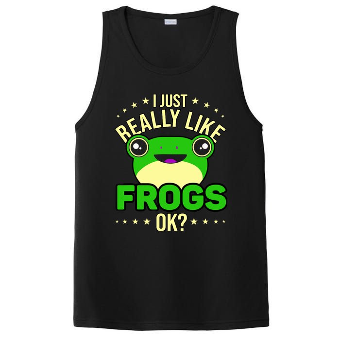 I Just Really Like Frogs Ok Frog Lover PosiCharge Competitor Tank