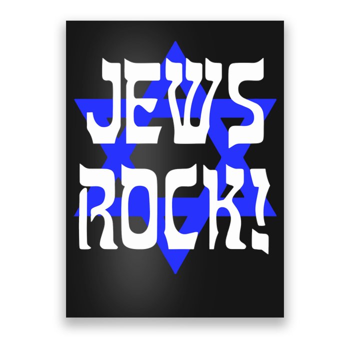 Israel Jews Rock Poster