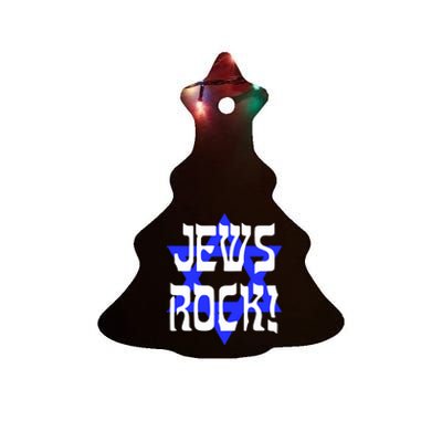 Israel Jews Rock Ceramic Tree Ornament