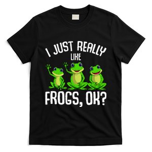 I Just Really Like Frogs Frog T-Shirt