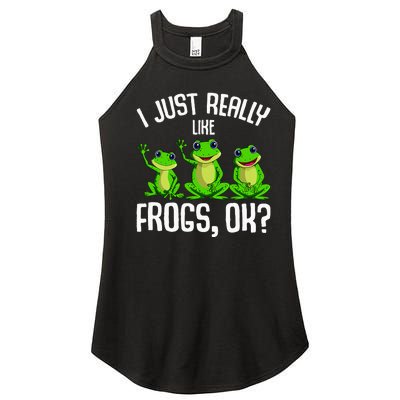 I Just Really Like Frogs Frog Women’s Perfect Tri Rocker Tank