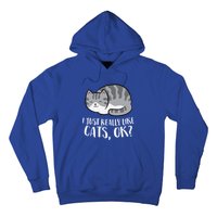 I Just Really Like Cats Gift Hoodie