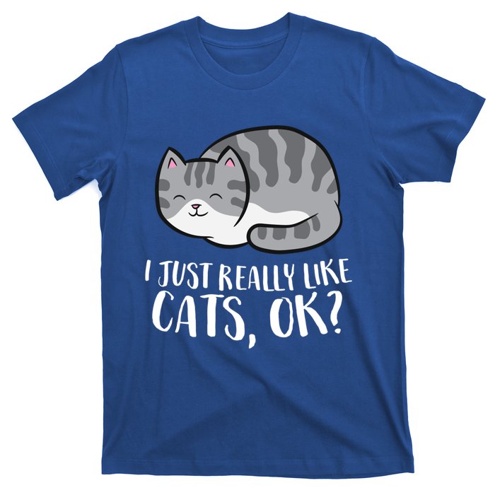 I Just Really Like Cats Gift T-Shirt