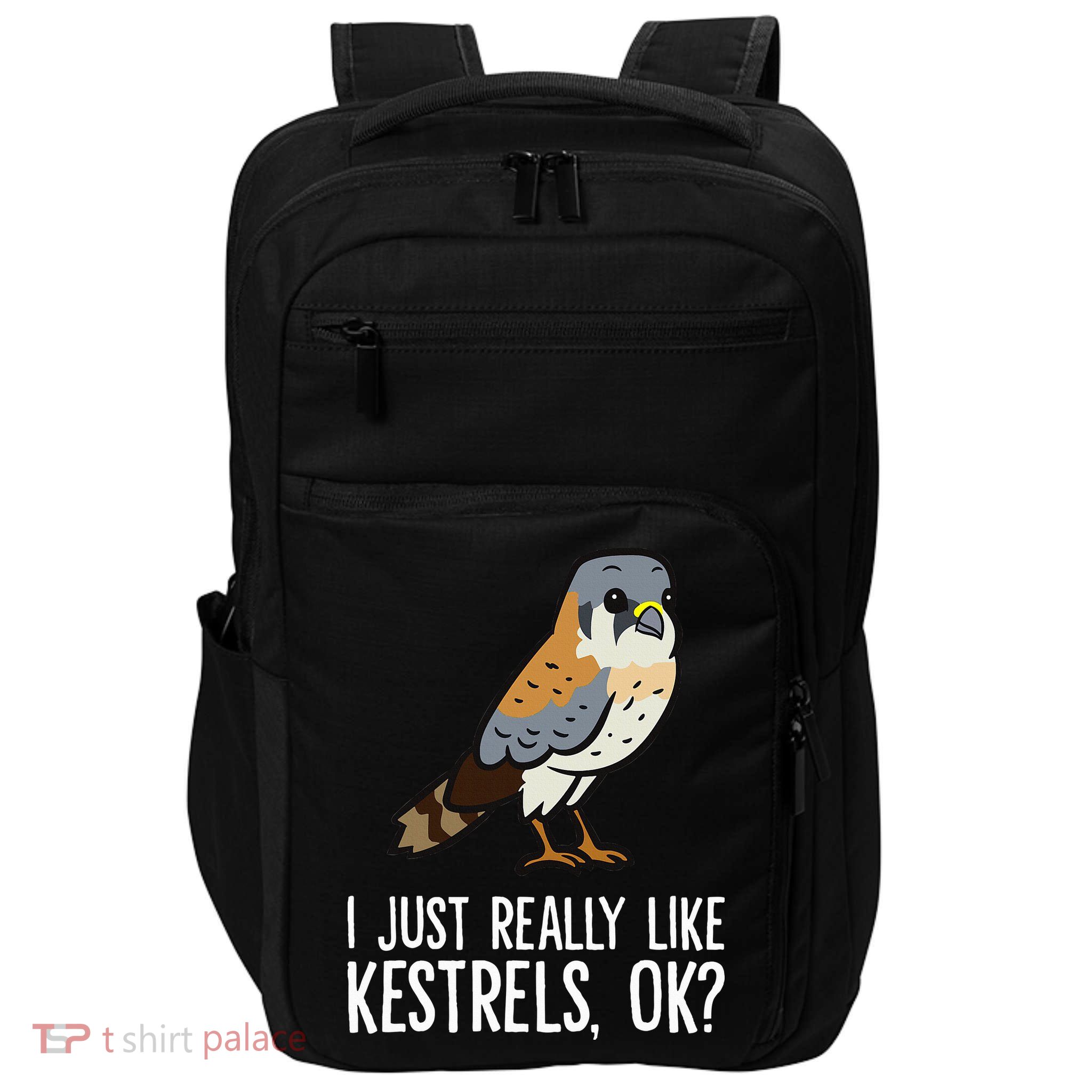 I Just Really Like Kestrels Ok Cute Kestrel Bird Impact Tech Backpack
