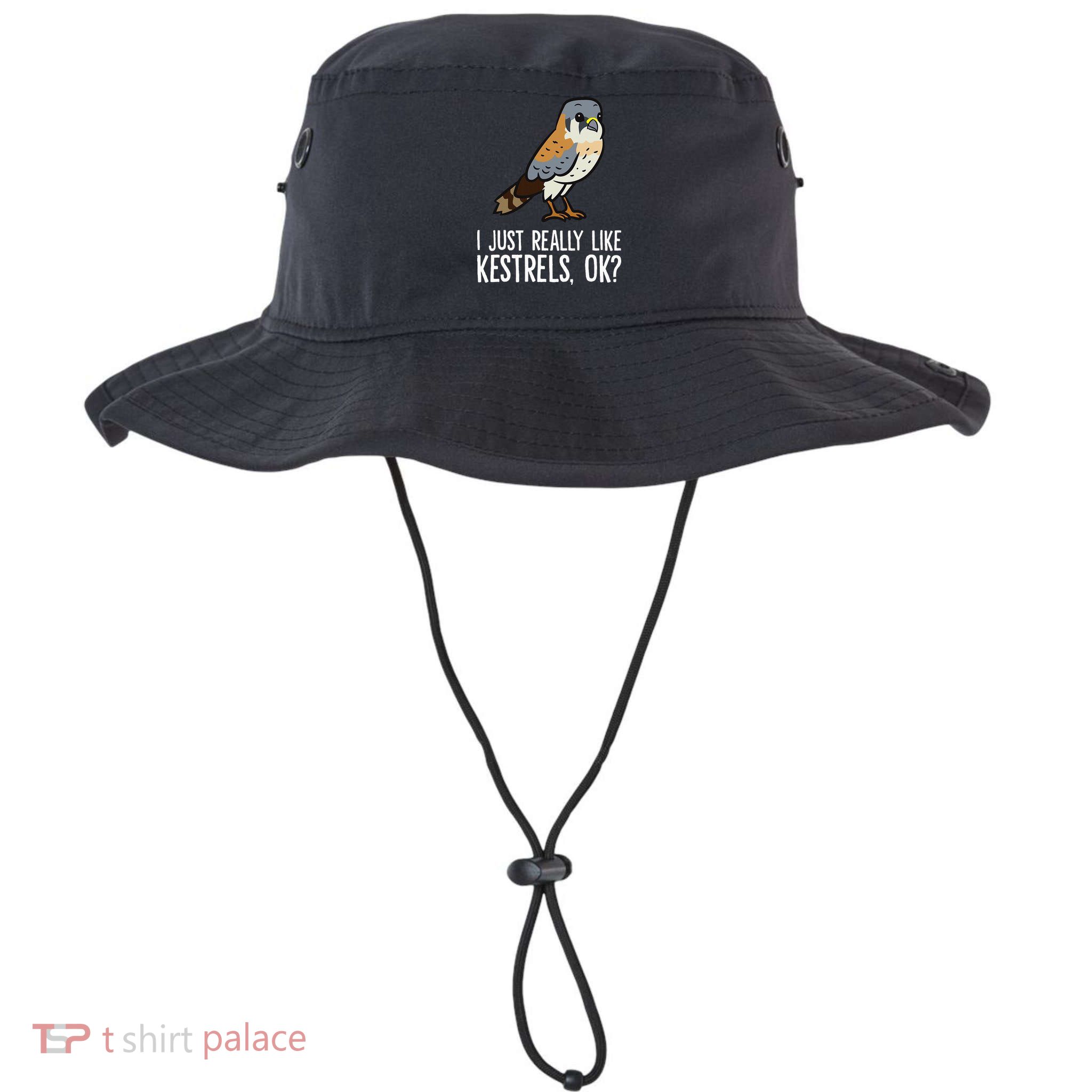 I Just Really Like Kestrels Ok Cute Kestrel Bird Bucket Hat