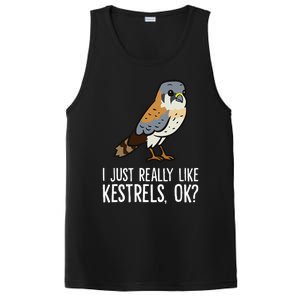 I Just Really Like Kestrels Ok Cute Kestrel Bird PosiCharge Competitor Tank