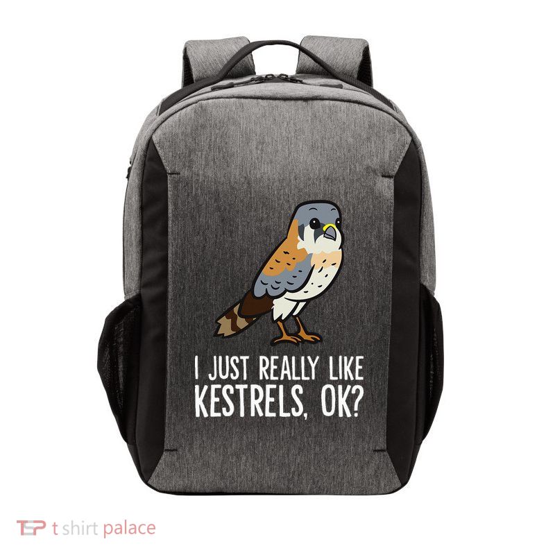 I Just Really Like Kestrels Ok Cute Kestrel Bird Vector Backpack