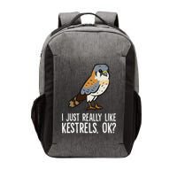I Just Really Like Kestrels Ok Cute Kestrel Bird Vector Backpack