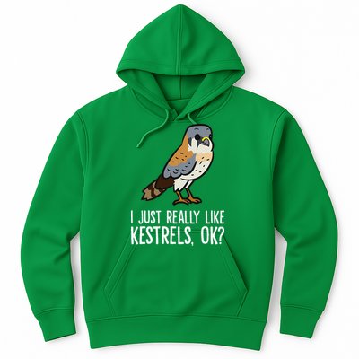 I Just Really Like Kestrels Ok Cute Kestrel Bird Hoodie