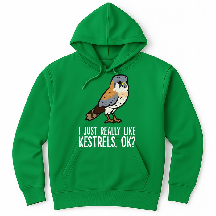 I Just Really Like Kestrels Ok Cute Kestrel Bird Hoodie