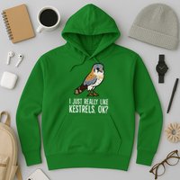 I Just Really Like Kestrels Ok Cute Kestrel Bird Hoodie