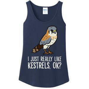 I Just Really Like Kestrels Ok Cute Kestrel Bird Ladies Essential Tank