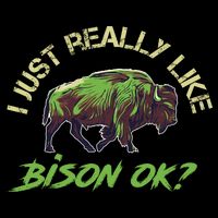 I Just Really Like Bison OK? 7-Panel Snapback Hat