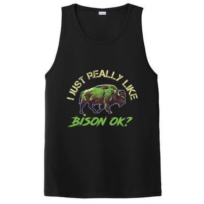 I Just Really Like Bison OK? PosiCharge Competitor Tank