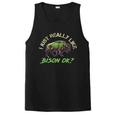 I Just Really Like Bison OK? PosiCharge Competitor Tank