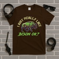 I Just Really Like Bison OK? T-Shirt