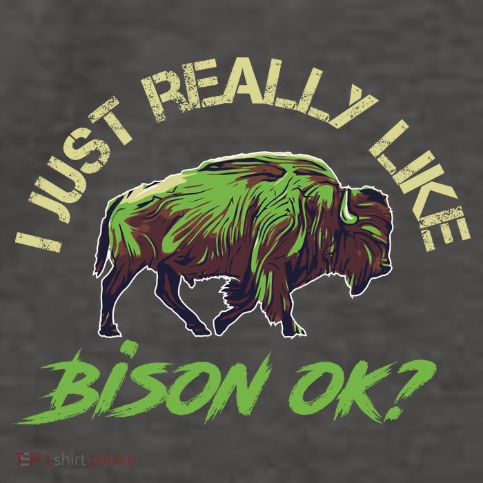I Just Really Like Bison OK? Vector Backpack