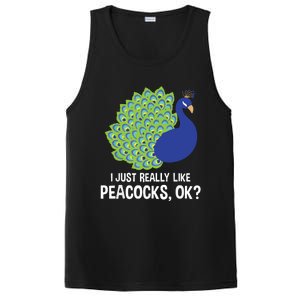 I Just Really Like Peacocks Ok Cute Peacock Costume PosiCharge Competitor Tank