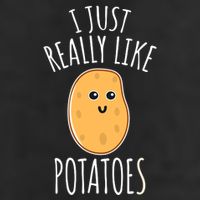 I Just Really Like Potatoes Funy Gift Cute Potato 11oz C Handle Ceramic Mug