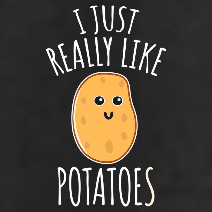 I Just Really Like Potatoes Funy Gift Cute Potato 11oz C Handle Ceramic Mug