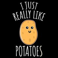 I Just Really Like Potatoes Funy Gift Cute Potato Bag