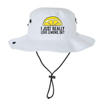 I Just Really Love Lemons Ok Cute Lemon Legacy Cool Fit Booney Bucket Hat