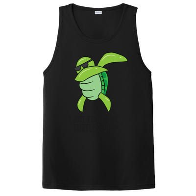 I Just Really Love Turtles Ok? Dabbing Turtle Gift PosiCharge Competitor Tank