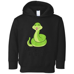 I Just Really Like Snakes Ok Cute Snake Reptile Lover Toddler Hoodie