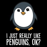 I Just Really Like Penguins Meaningful Gift Cooling Performance Crew T-Shirt