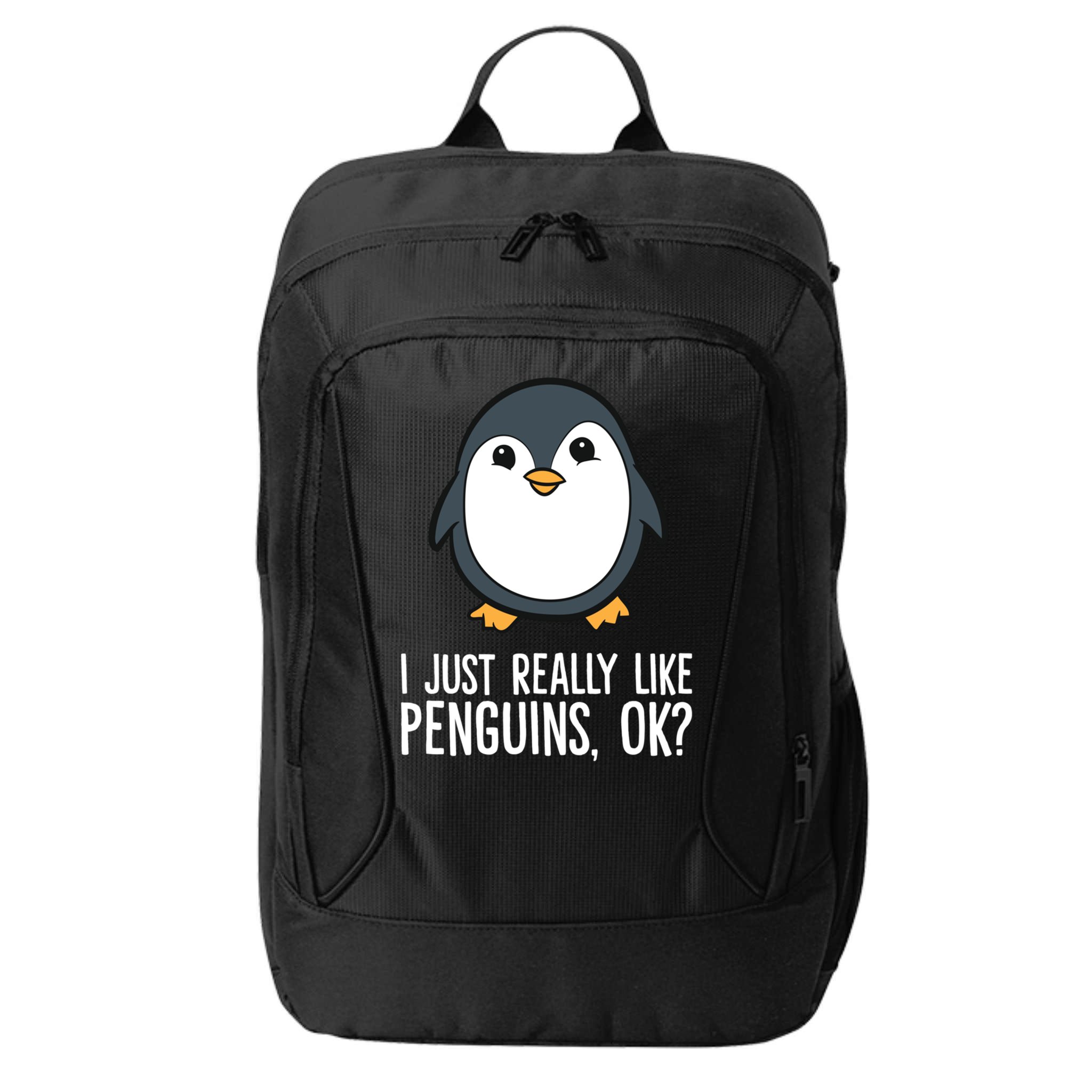 I Just Really Like Penguins Meaningful Gift City Backpack