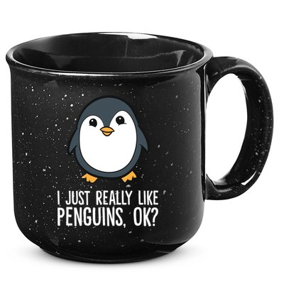 I Just Really Like Penguins Meaningful Gift 15oz Campfire Ceramic Mug